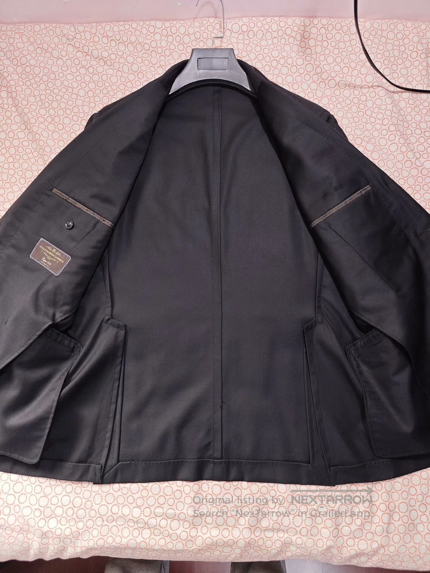 Japanese Brand Italian Wool Blend Custom Suit. Size US L / EU 52-54 / 3 - 6 Thumbnail