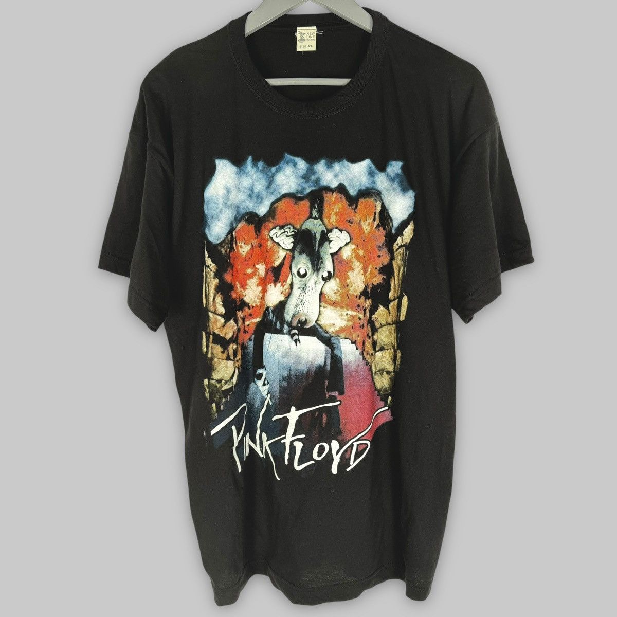 Band Tees × Pink Floyd × Vintage Vintage 90s Pink Floyd Rare Print 