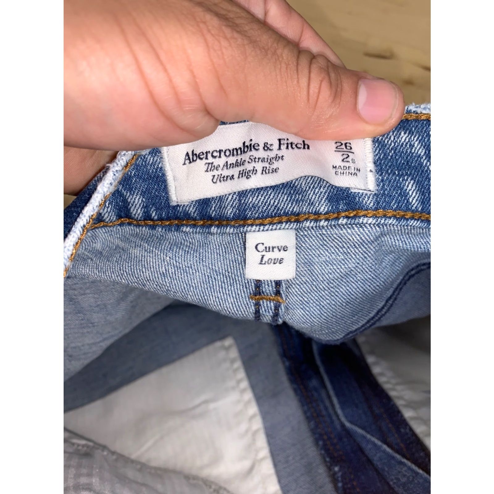 Abercrombie & Fitch Abercrombie & Fitch Jeans Ankle 26 Blue 5-Pocket Regular High Rise Love Bohemian Women Size 26" / US 2 / IT 38 - 3 Thumbnail