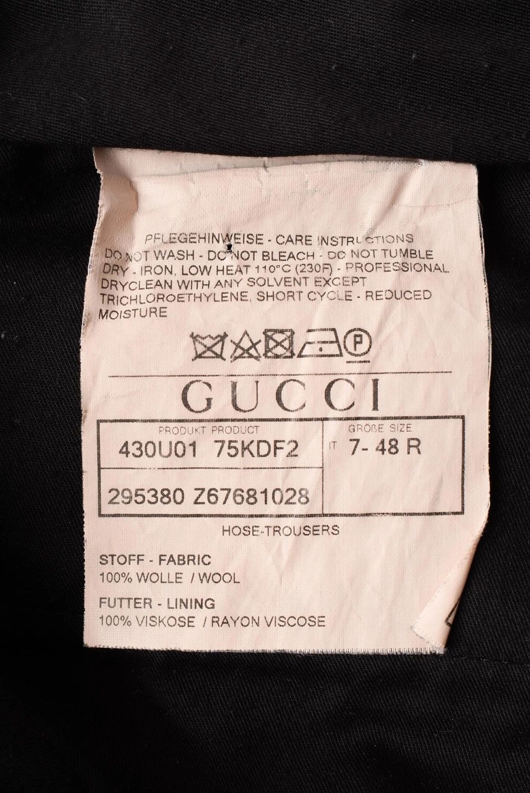 Gucci Gucci Plaid Check Wool Tailored Trousers Pants Size W33 L32 Size US 32 / EU 48 - 5 Thumbnail