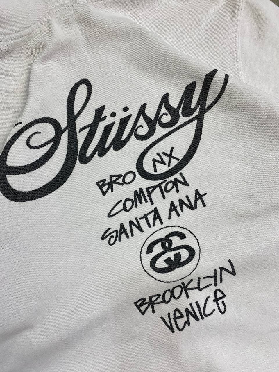 Stussy Vintage Stussy World Tour Big Logo Oversized Hoodie Size US S / EU 44-46 / 1 - 9 Thumbnail