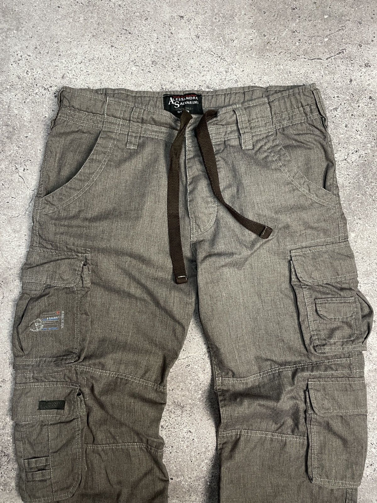 Vintage Vintage Like Diesel 00s Baggy Fit Cargo Pants Jeans Size US 34 / EU 50 - 4 Thumbnail