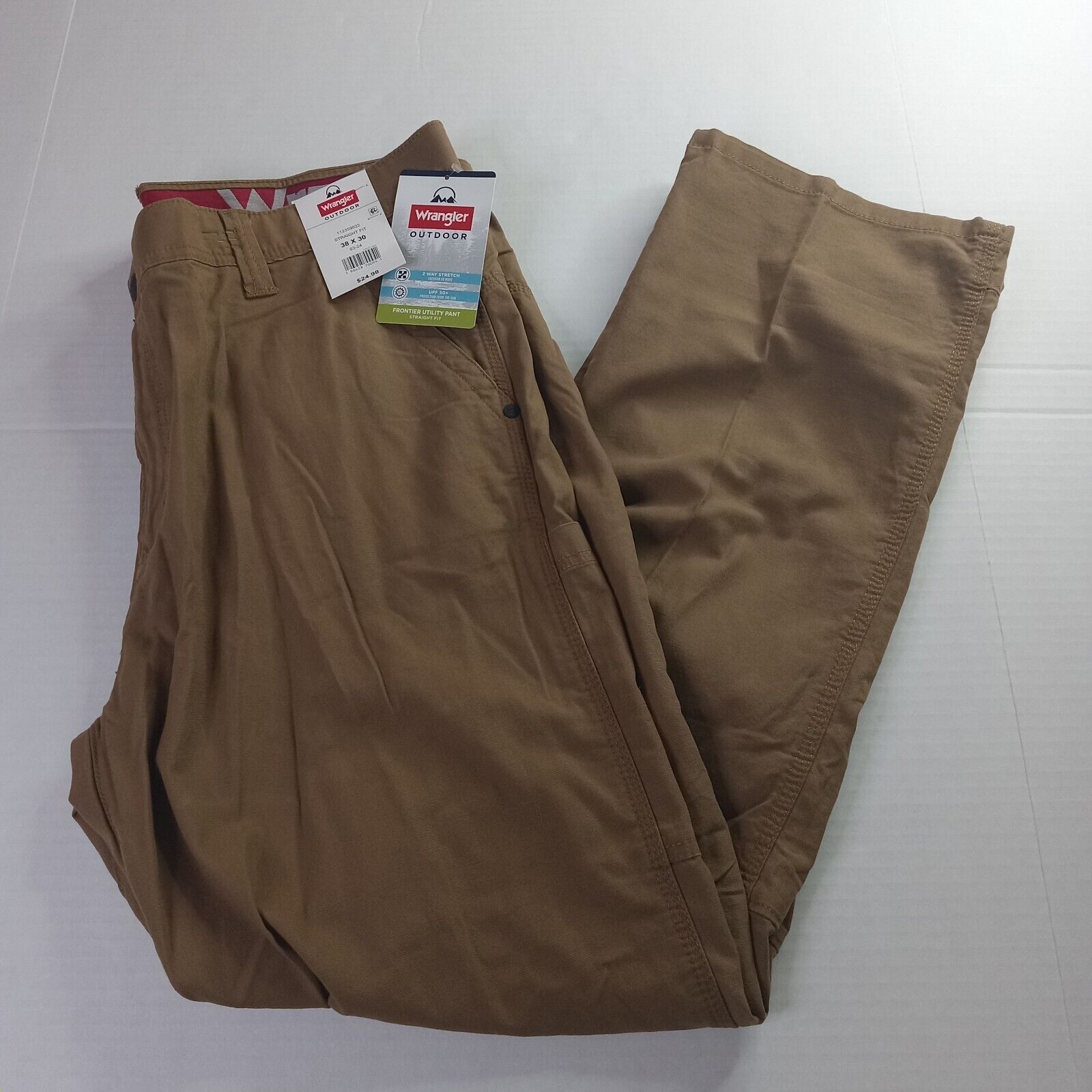 Wrangler Wrangler Outdoor Frontier Utility Pants Men's 38x30 Brown Size US 38 / EU 54 - 1 Thumbnail