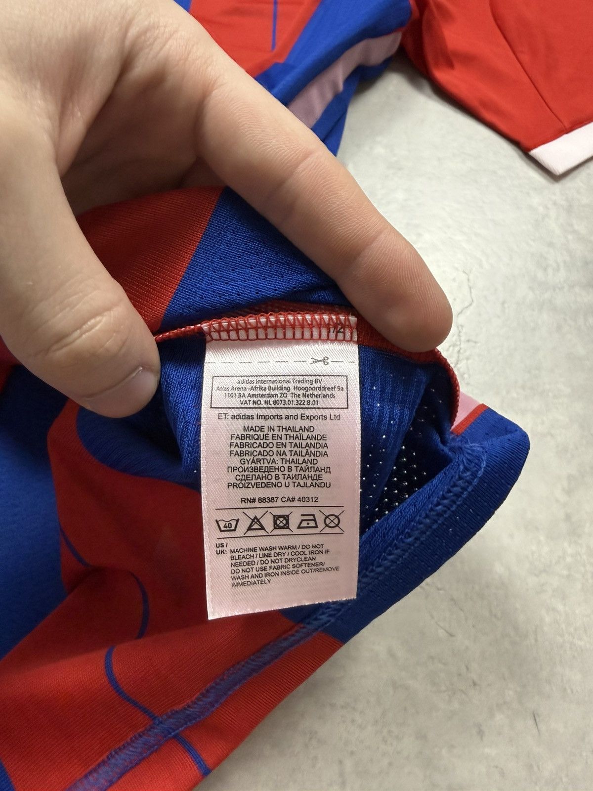 Adidas Adidas Bayern Munchen 2014 #SCHWEINSTEIGER Size US M / EU 48-50 / 2 - 13 Thumbnail