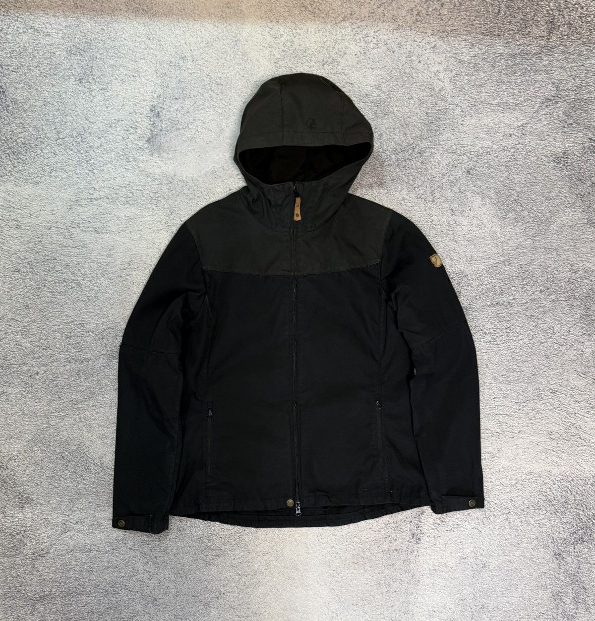 Fjallraven Fjallraven Stina Jacket Womens M Black G1000 Outdoor Hooded Size M / US 6-8 / IT 42-44 - 4 Thumbnail