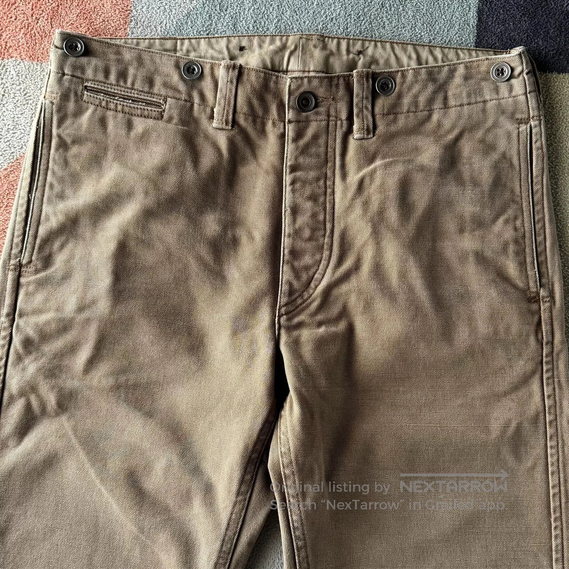 RRL Ralph Lauren RRL Heavy Canvas Cargo Pants. Size US 30 / EU 46 - 3 Thumbnail