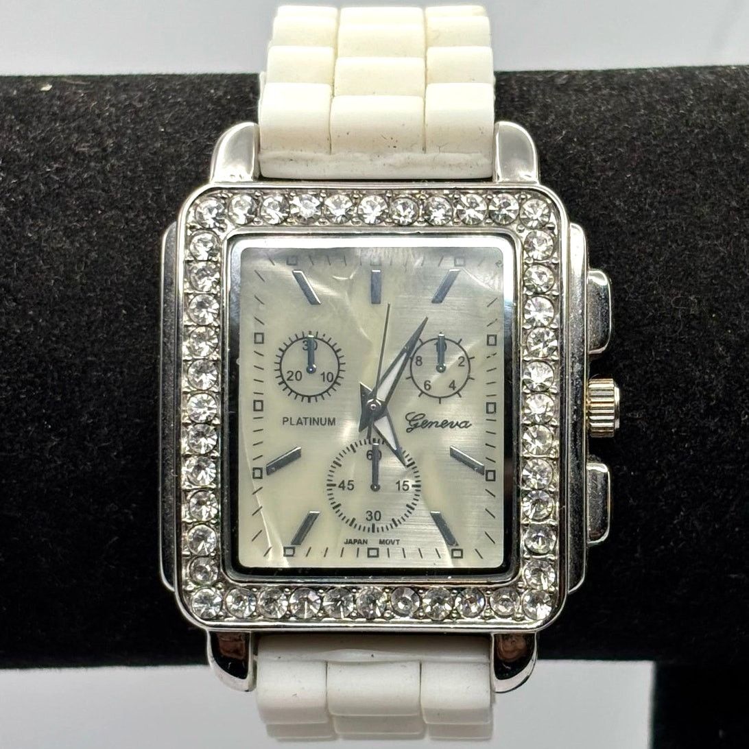 Other Retro Silver & White Men's Watch Size ONE SIZE - 2 Thumbnail