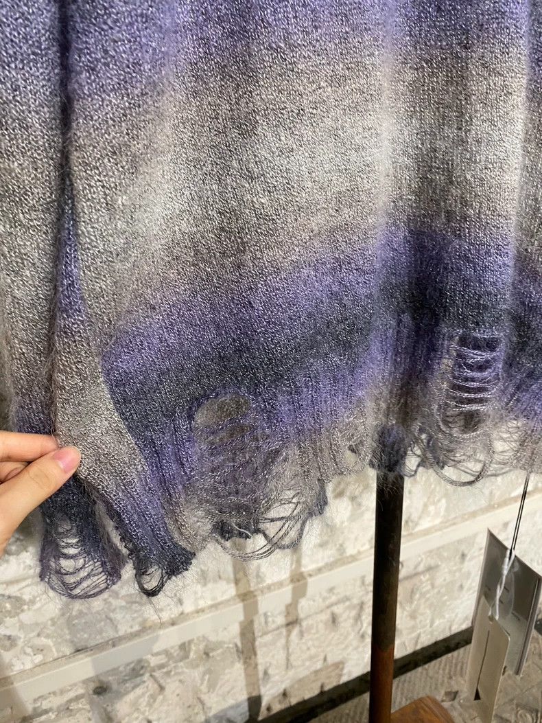 Song For The Mute Song For The Mute striped distressed design sweater Size US S / EU 44-46 / 1 - 5 Thumbnail