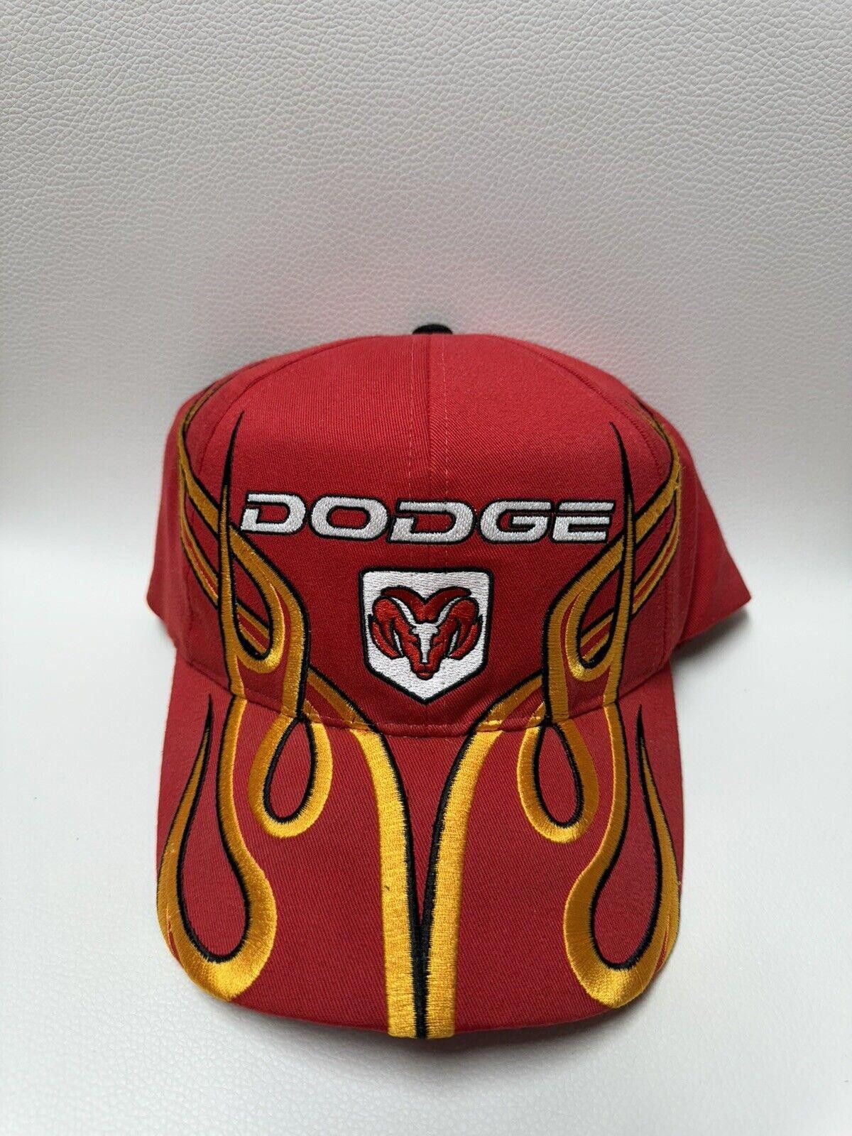 Vintage Dodge Truck Hat Unisex Adjustable Red Flames Ram Logo Hat Size ONE SIZE - 5 Thumbnail