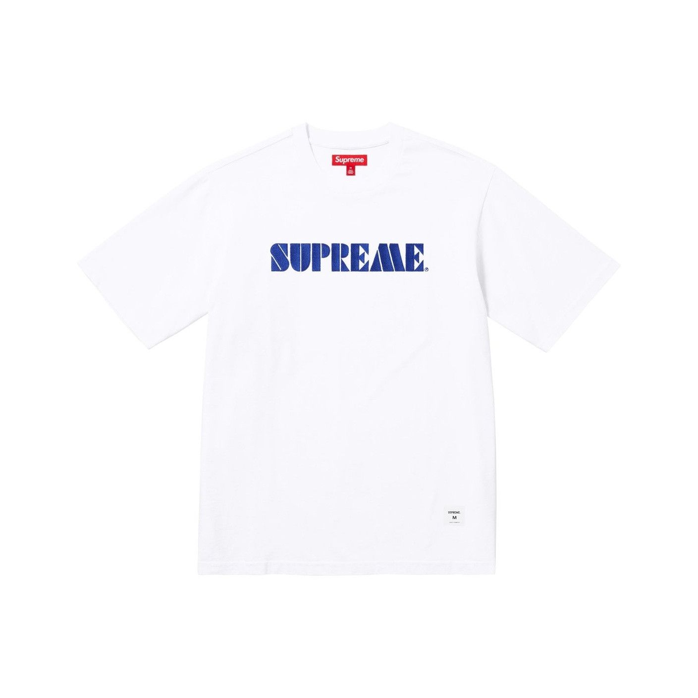 Supreme Supreme Stencil Embroidered T-Shirt Size L Size US L / EU 52-54 / 3 - 1 Thumbnail