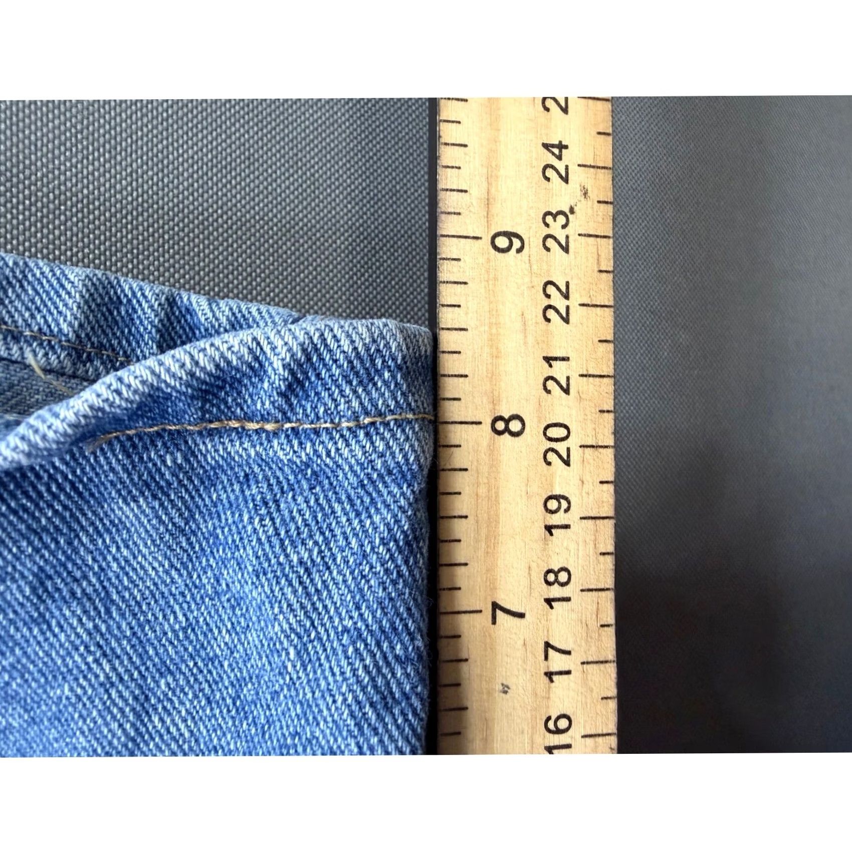 Wrangler Wrangler Mens Blue Classic 5-Pocket Denim Shorts 42x9 Size US 42 / EU 58 - 7 Thumbnail