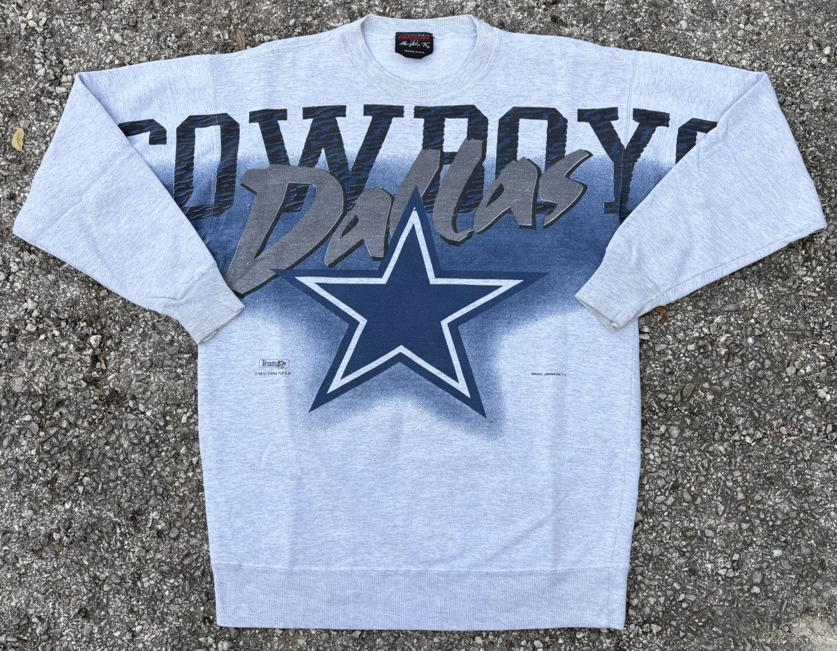 Other Vintage 1994 Dallas Cowboys Spellout Crewneck Size US L / EU 52-54 / 3 - 1 Thumbnail
