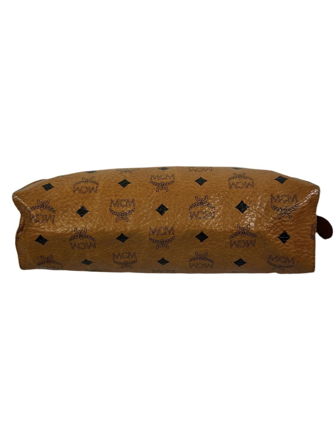 MCM MCM Cognac Leather Clutch Bag Size ONE SIZE - 4 Thumbnail