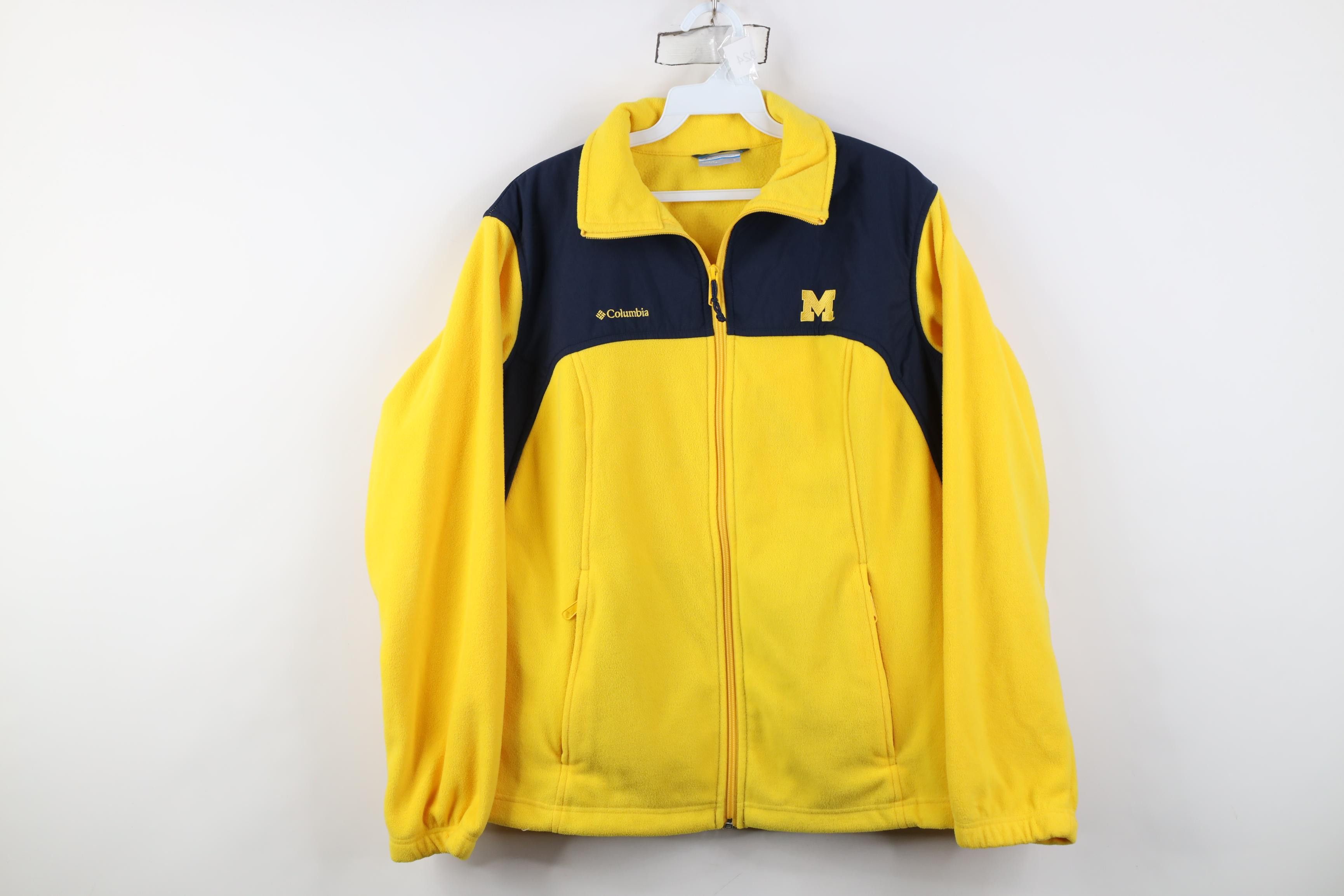 Columbia Columbia Block M University of Michigan Fleece Jacket Maize Size US L / EU 52-54 / 3 - 1 Thumbnail