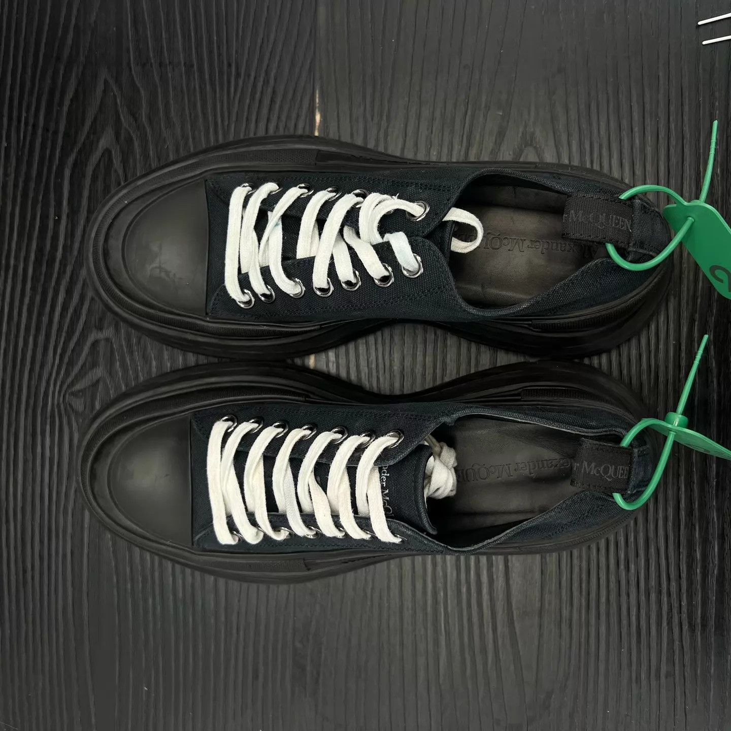 Alexander McQueen McQueen All Black 43.5 Martin Boots Box Excellent Size US 10.5 / EU 43-44 - 6 Thumbnail