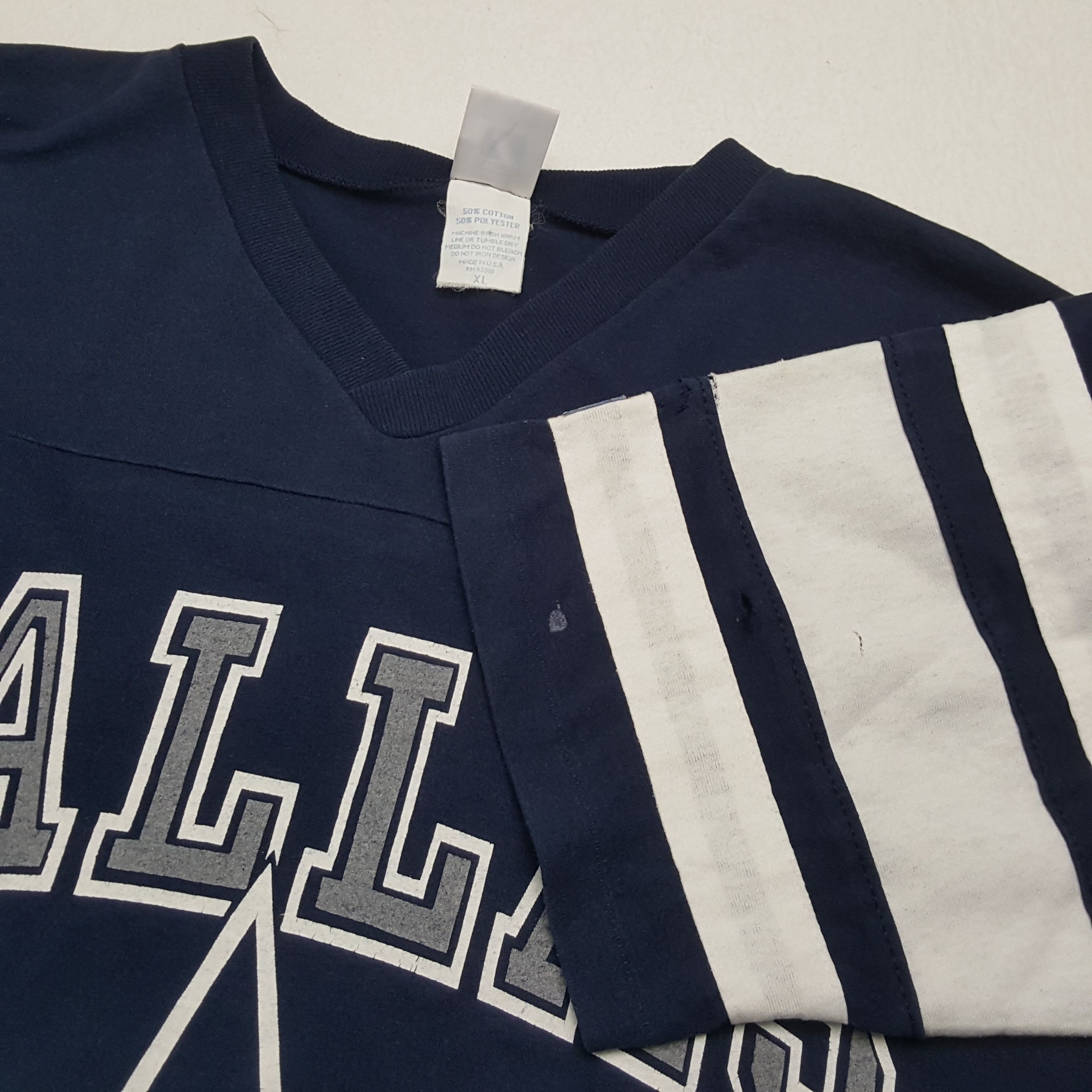 Logo 7 × NFL × Vintage DALLAS COWBOYS NFL American Football Team Vintage Tshirt Size US XXL / EU 58 / 5 - 8 Thumbnail