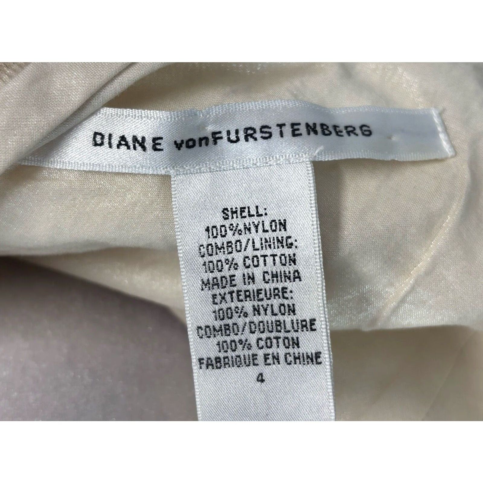 Diane von Furstenberg VINTAGE Diane von Furstenberg DVF Gold Kari Dress Women's Mini Cocktail Strapless Size 4 Size S / US 4 / IT 40 - 7 Thumbnail
