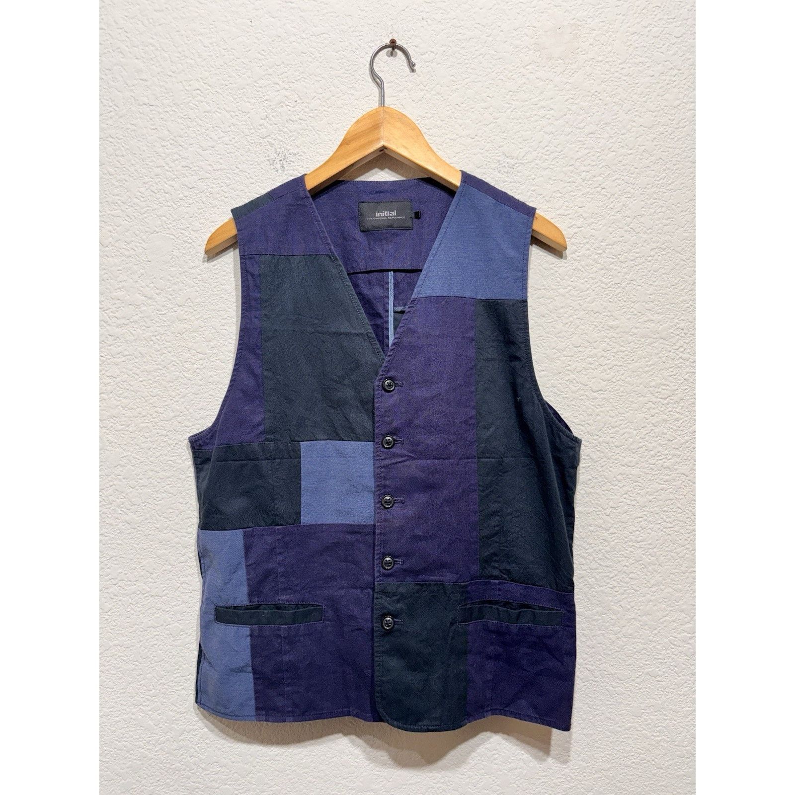 Other Initial Unusual Experience Linen Patchwork Vest Small Size S / US 4 / IT 40 - 2 Thumbnail