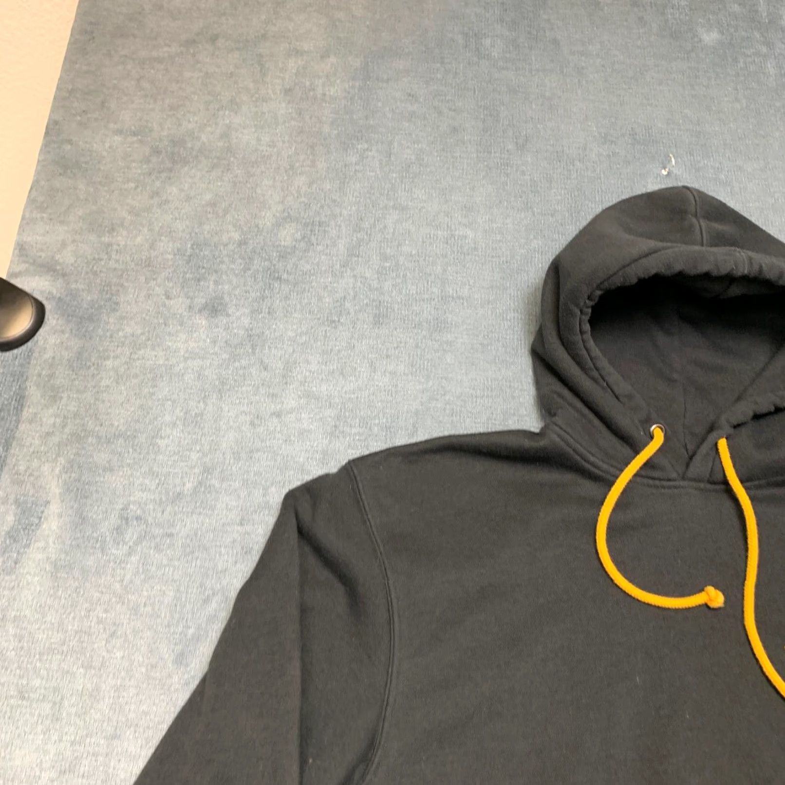 Faherty Five Hills Hoodie Mens Medium Black Fleece Lined Duck Saturn Space Logo Fleece Size US M / EU 48-50 / 2 - 4 Thumbnail