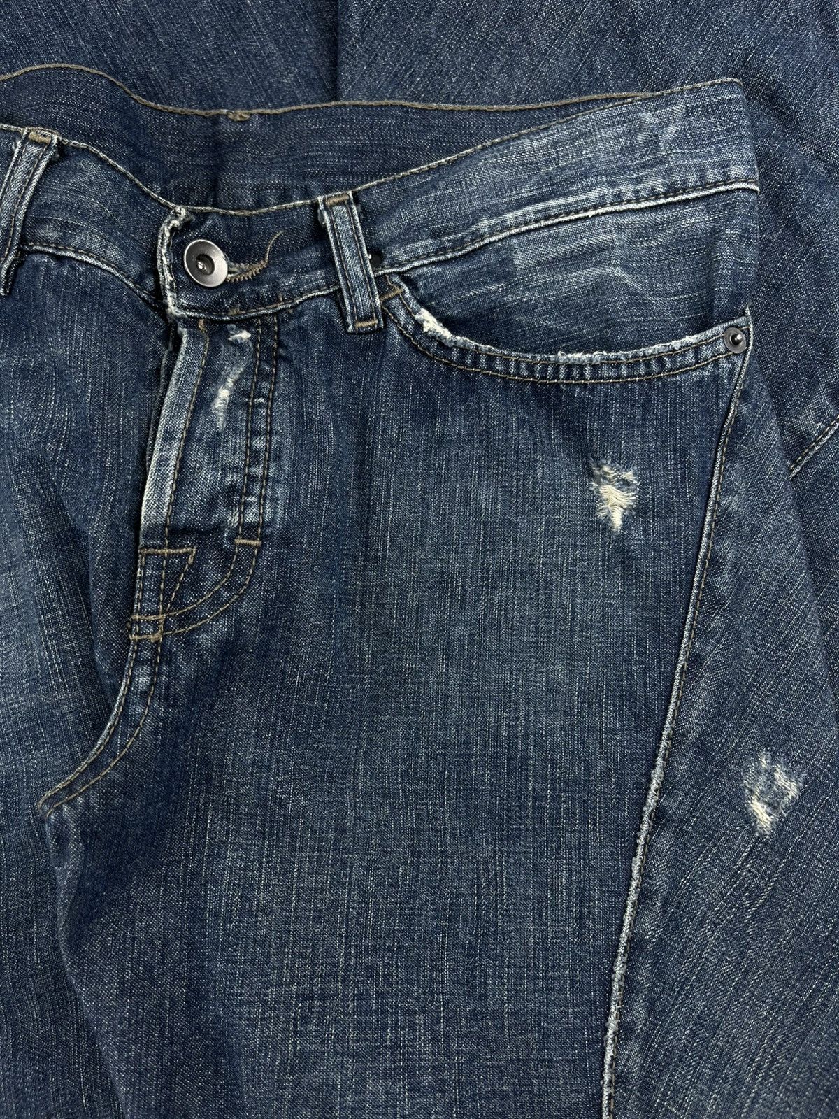 Rick Owens FW06 Rick Owens Dustulator Olmar Spiral Cut Flare Denim Jean Size US 28 / EU 44 - 3 Thumbnail