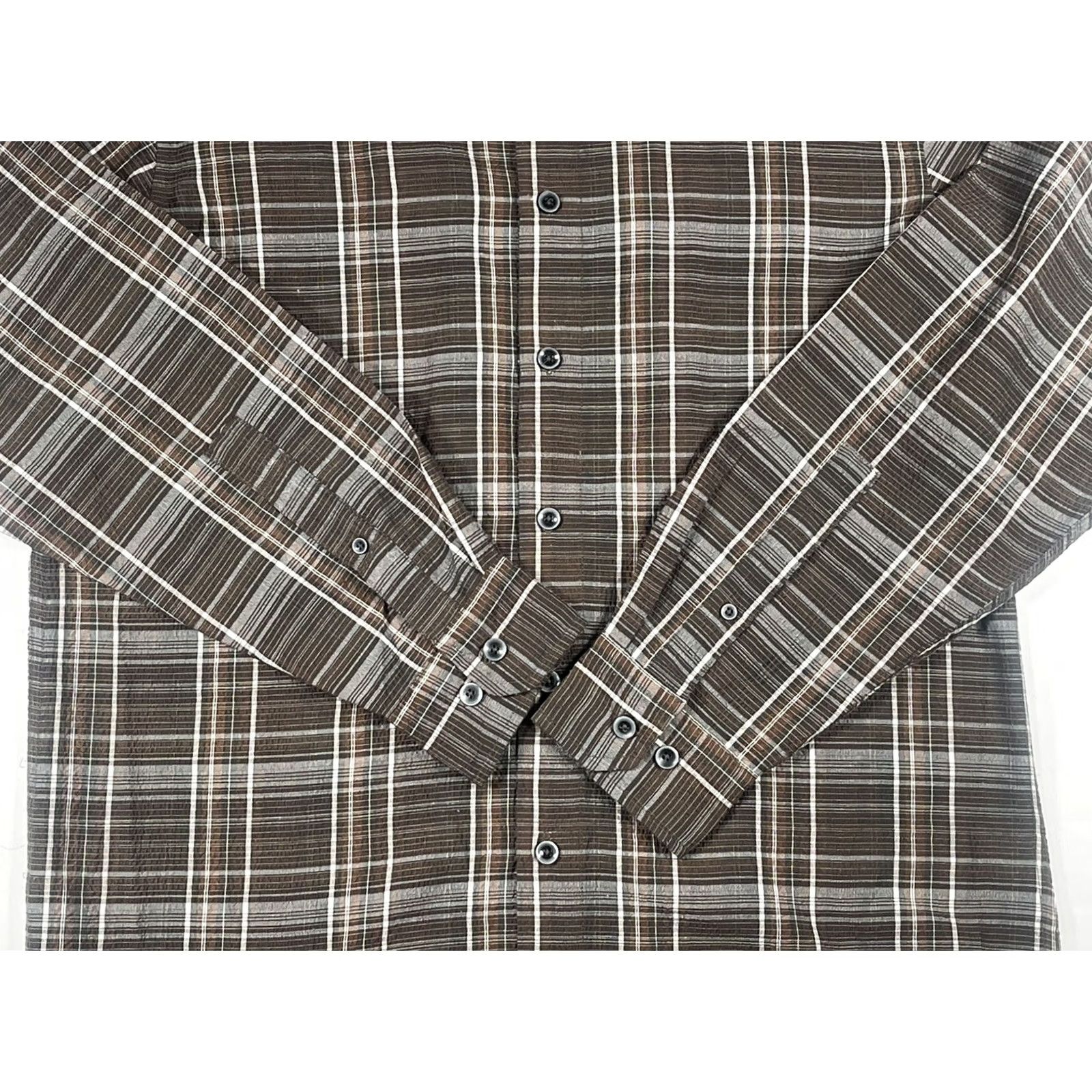 Basic Editions Basic Editions Plaid Long Sleeve Button Front Flannel Shirt Men’s M Multicolor Size US M / EU 48-50 / 2 - 3 Thumbnail