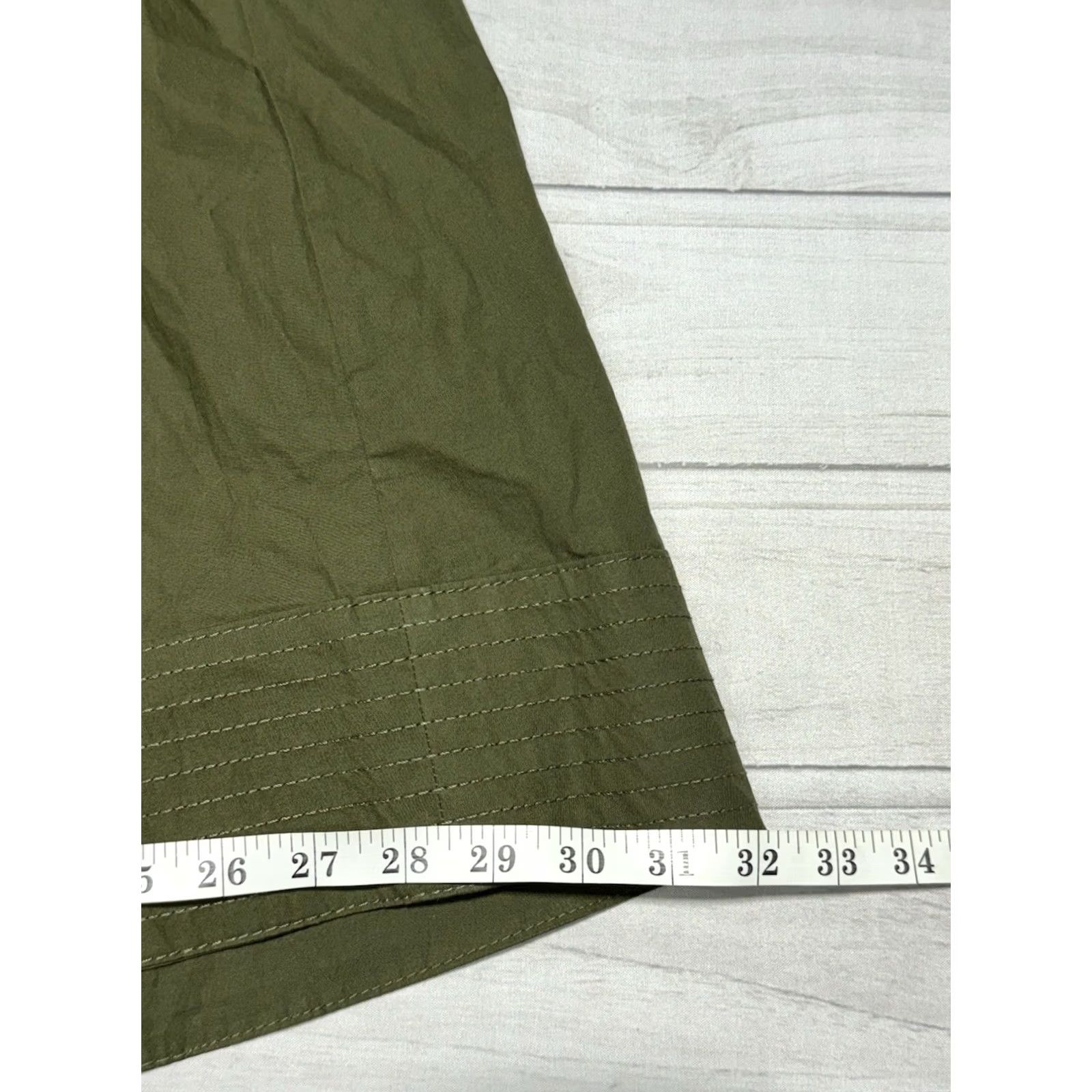 Banana Republic VINTAGE Banana Republic Dress Shirt Dress 8 Green Yasmin Cutout Waist Sleeveless NWT 180 Size M / US 6-8 / IT 42-44 - 7 Thumbnail