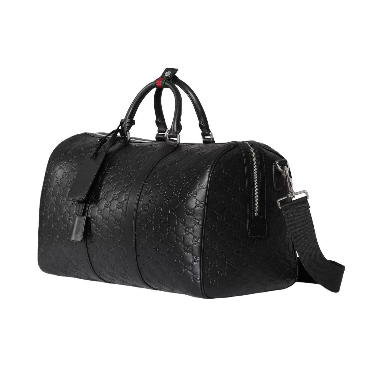 Gucci GUCCI GG Emblem Medium Leather Duffle Bag New & Authentic Size ONE SIZE - 2 Thumbnail