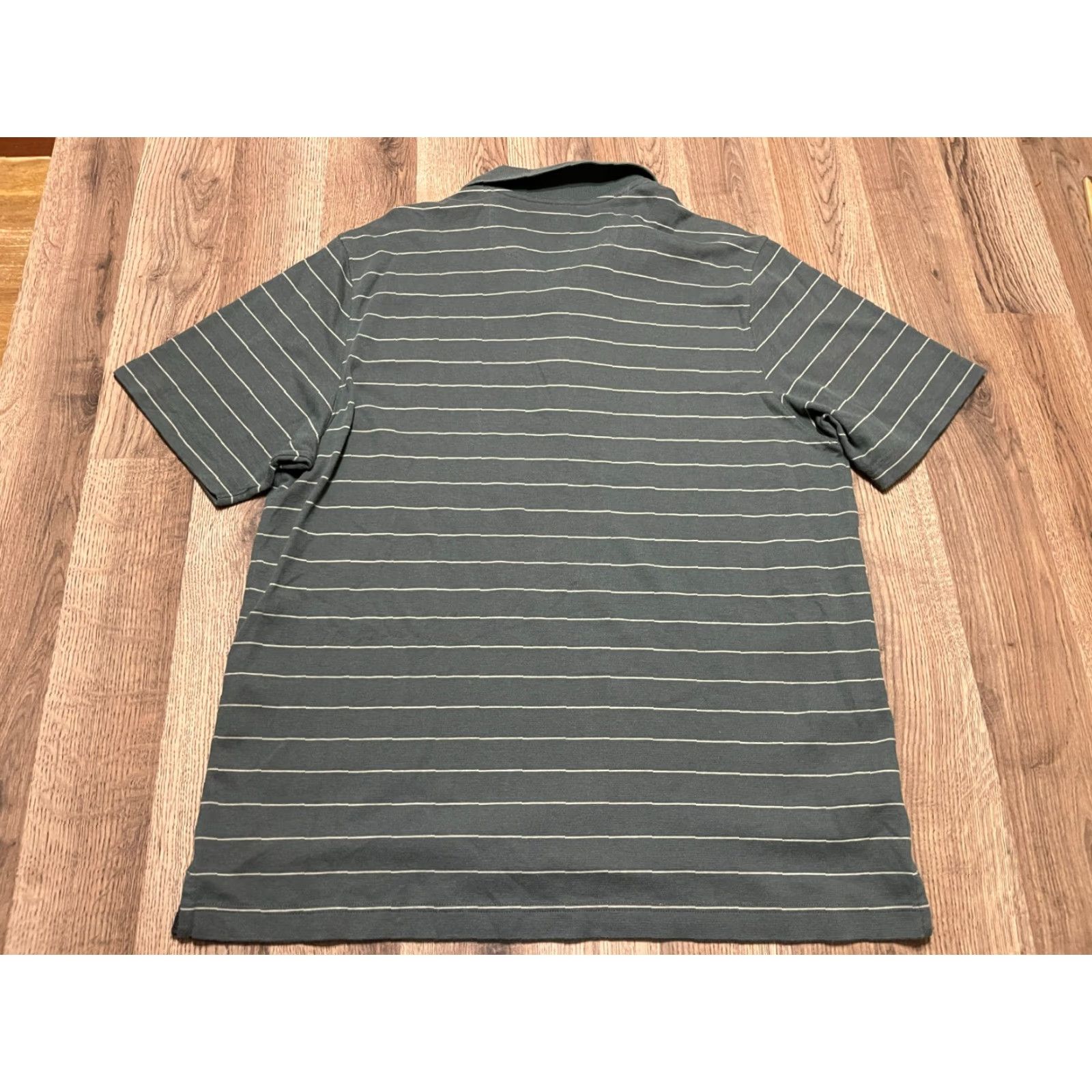 Eddie Bauer Eddie Bauer Shirt Mens Large Green Yellow Striped Polo Short Sleeve TRAVEX Size US L / EU 52-54 / 3 - 2 Thumbnail