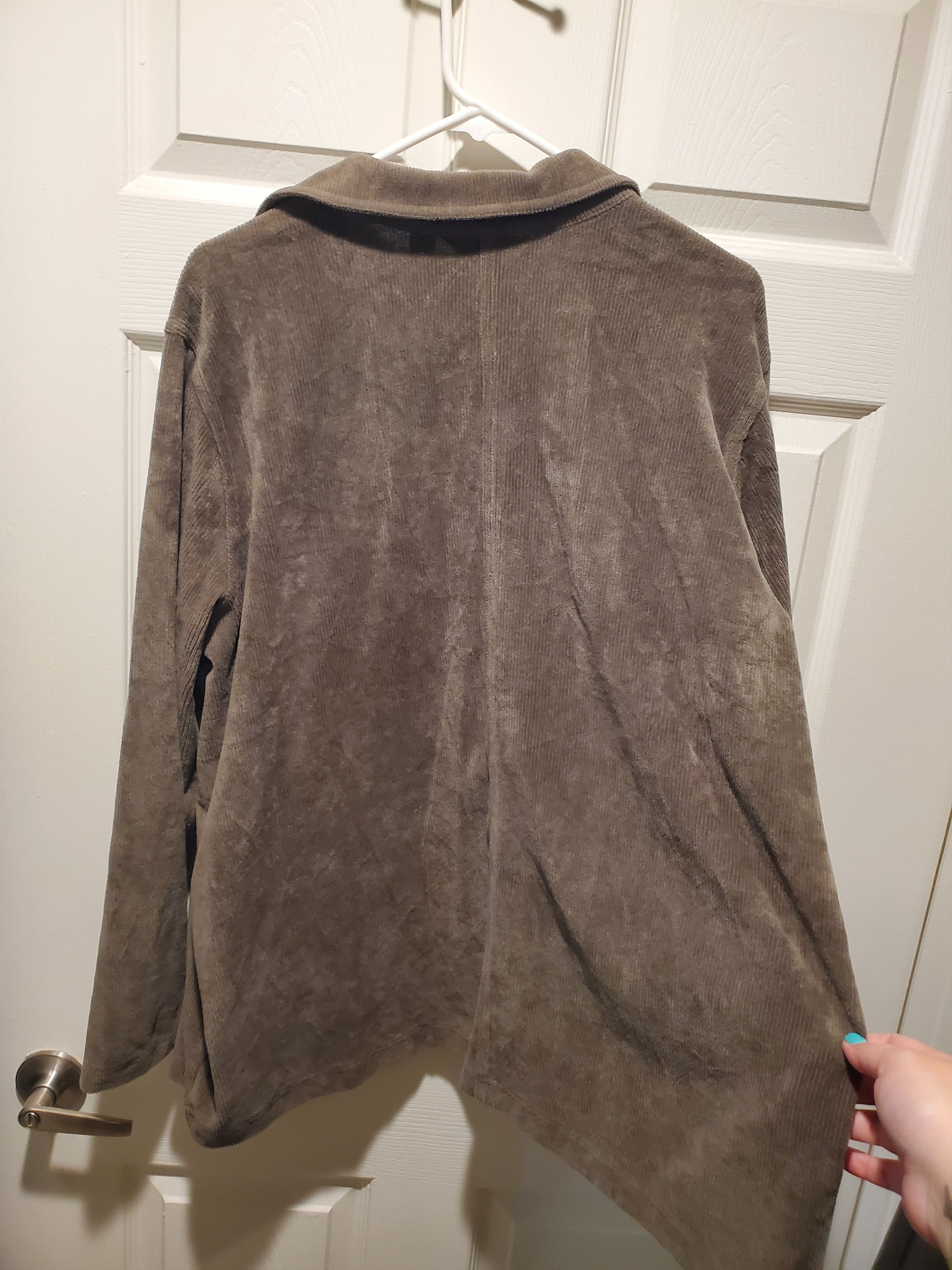 Lands' End Women's Lands End Shacket-size 1x (16w-18w) Size XXL / US 16-18 / IT 52-54 - 4 Thumbnail