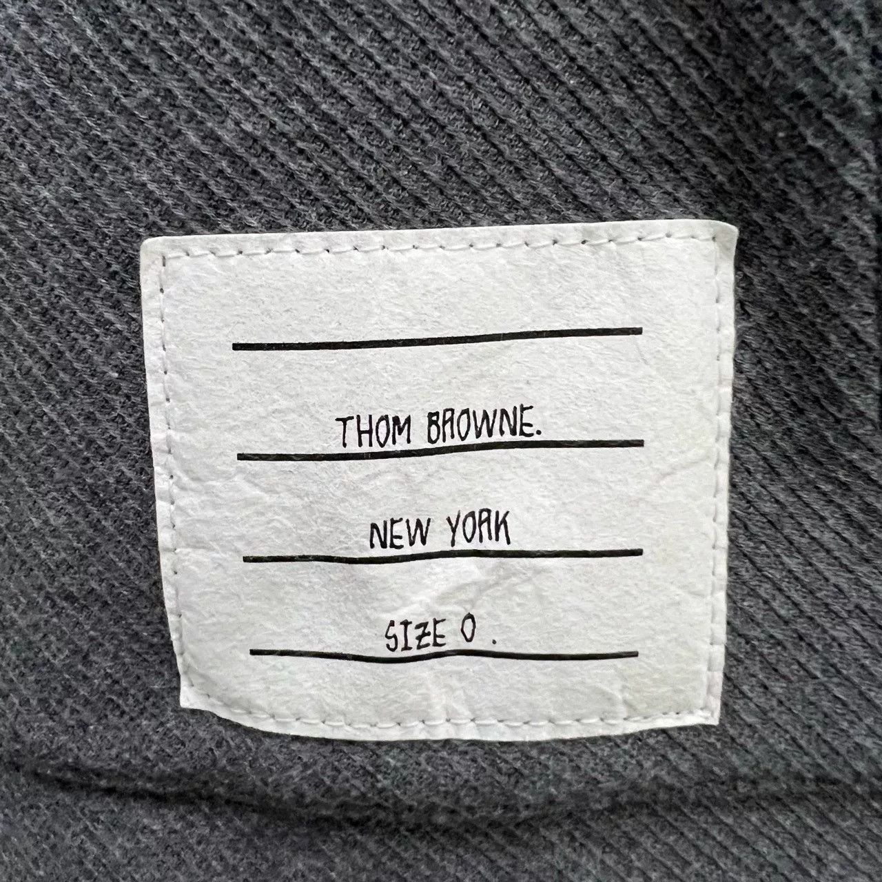 Thom Browne Thom Browne Gray Four-Stripe Zip Jacket Size US XS / EU 42 / 0 - 4 Thumbnail