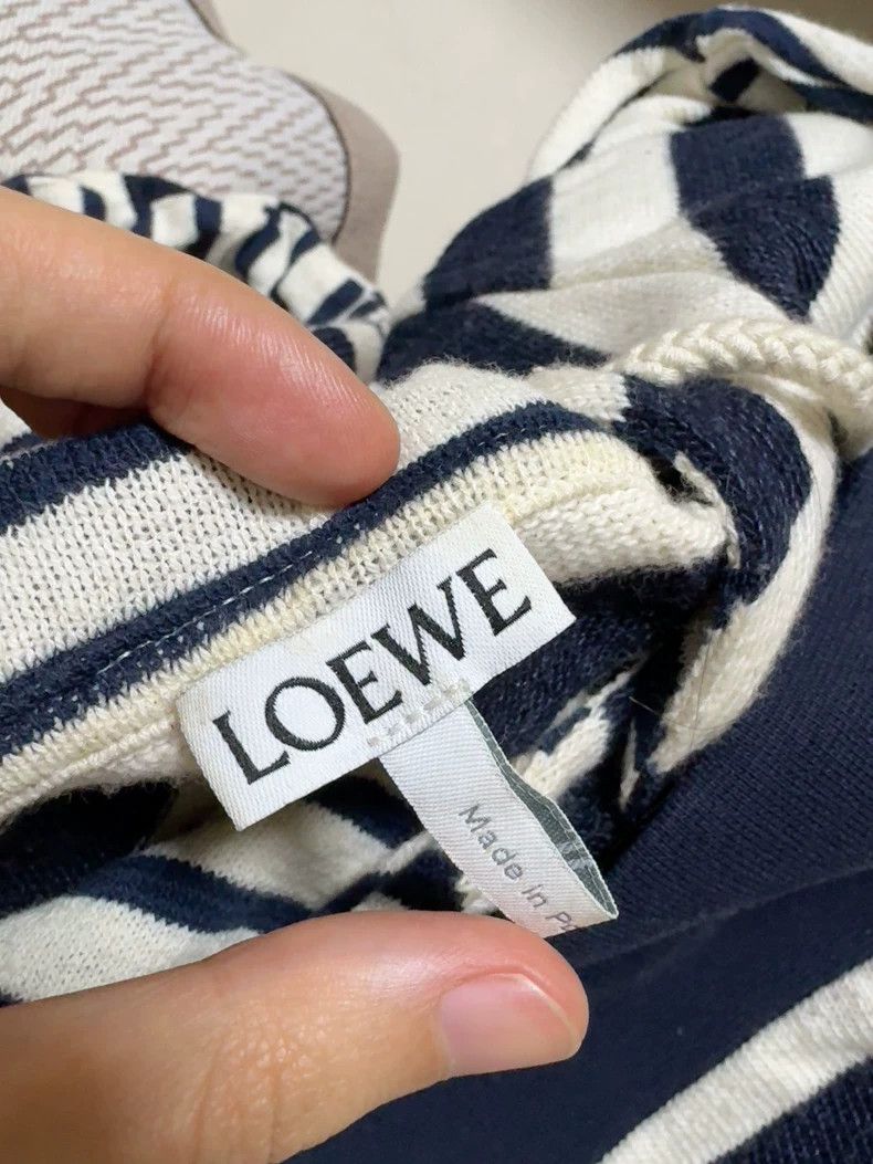 Loewe Loewe Navy blue striped sweater Size XS / US 0-2 / IT 36-38 - 4 Thumbnail