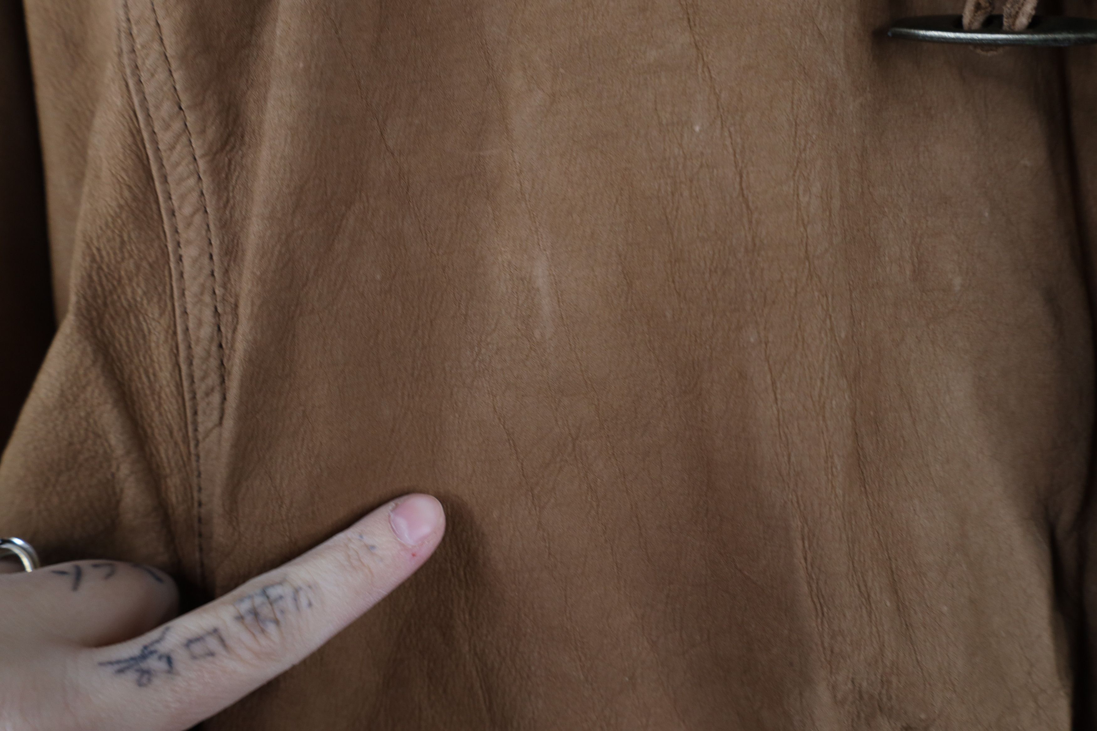 Vintage Vintage 90s Streetwear Button Suede Leather Bomber Jacket Size US XL / EU 56 / 4 - 6 Thumbnail