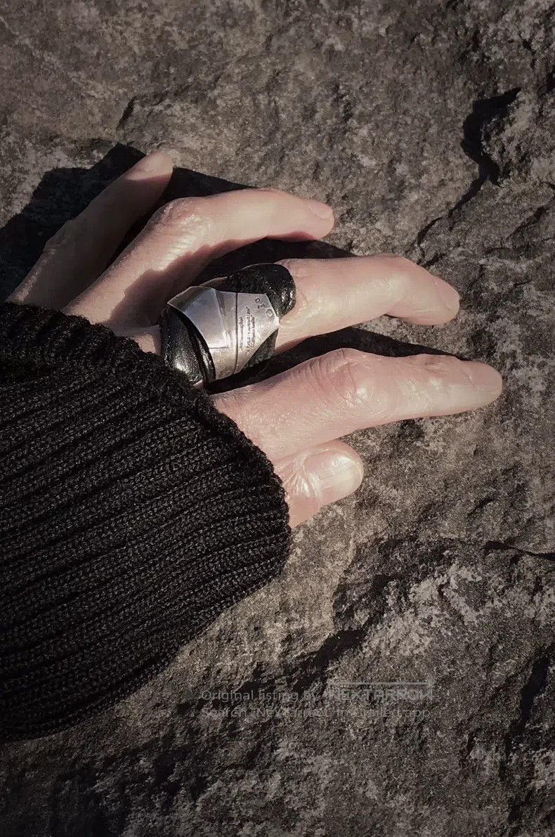 Julius Julius Silver Ring Size ONE SIZE - 5 Thumbnail