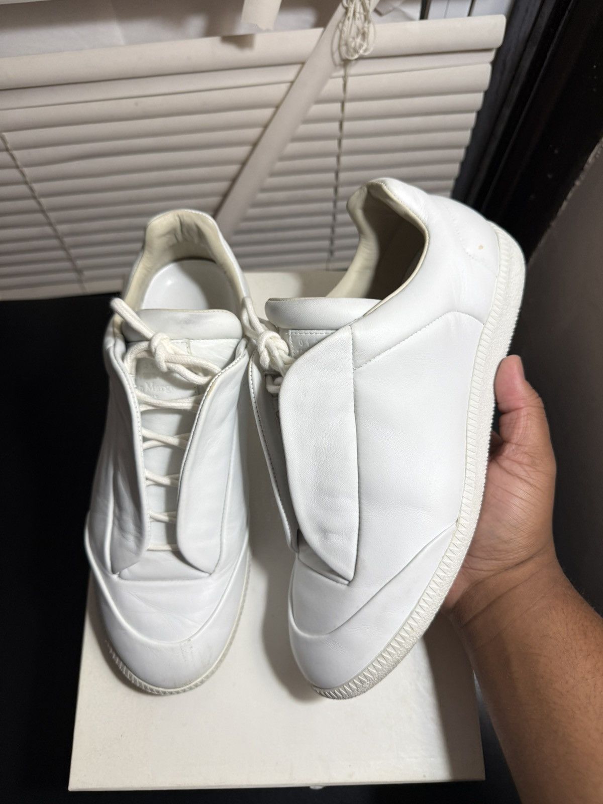 MAISON MARGIELA FUTURE LOW 43 取り置き Maison Margiela Grey Future Low Top Sneakers, $795 | SSENSE