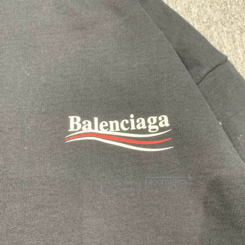 Balenciaga Balenciaga Black Cola Hooded Sweatshirt Size US XL / EU 56 / 4 - 8 Thumbnail