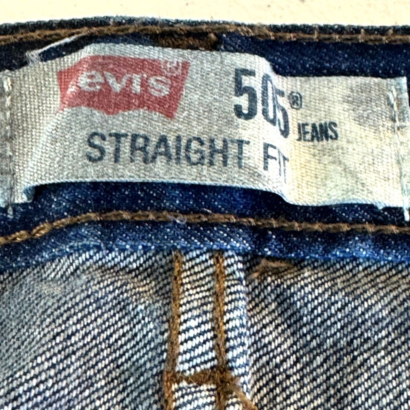 Levi's Levi's 505 Jeans Mens 40x30 Blue Denim Straight Regular Fit Workwear Jeans Size US 40 / EU 56 - 6 Thumbnail