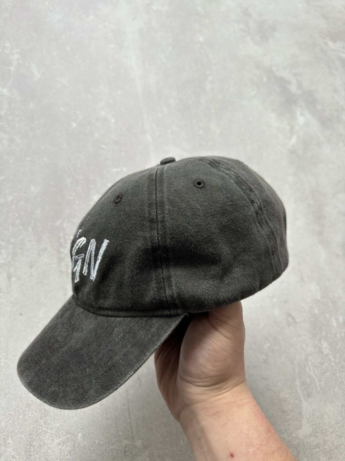 Japanese Brand × True Religion True Religion Garment Dyed Gray Denim Cap Hats Size ONE SIZE - 6 Thumbnail