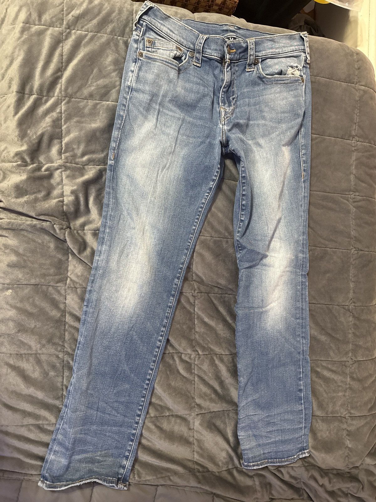 True Religion Ricky Relaxed Straight Jeans Size US 34 / EU 50 - 1 Thumbnail