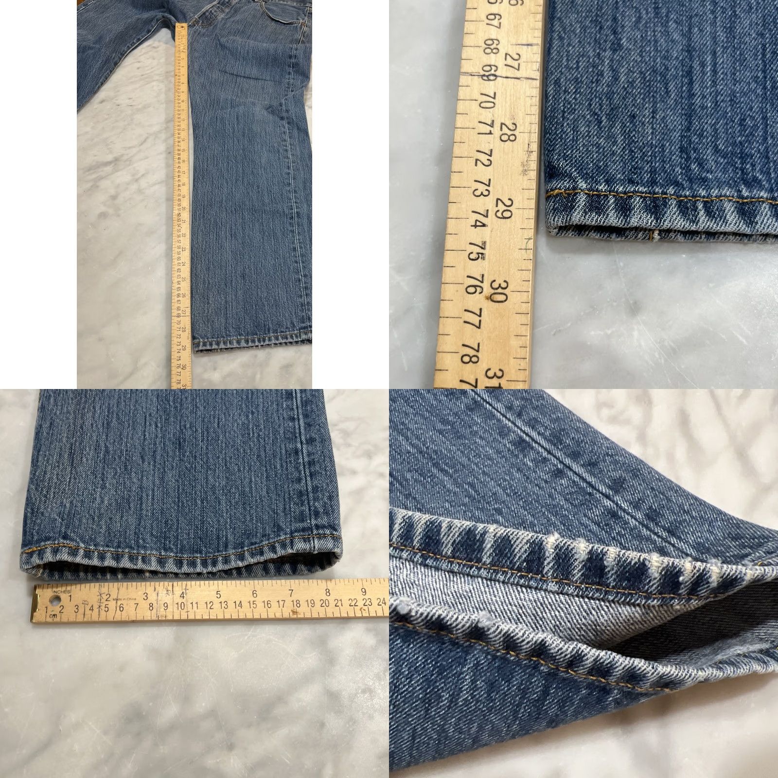 Levi's LEVIS 501 Original Straight Leg Jeans Men Button Fly 38x30 Measure 36x29 Size US 38 / EU 54 - 9 Thumbnail