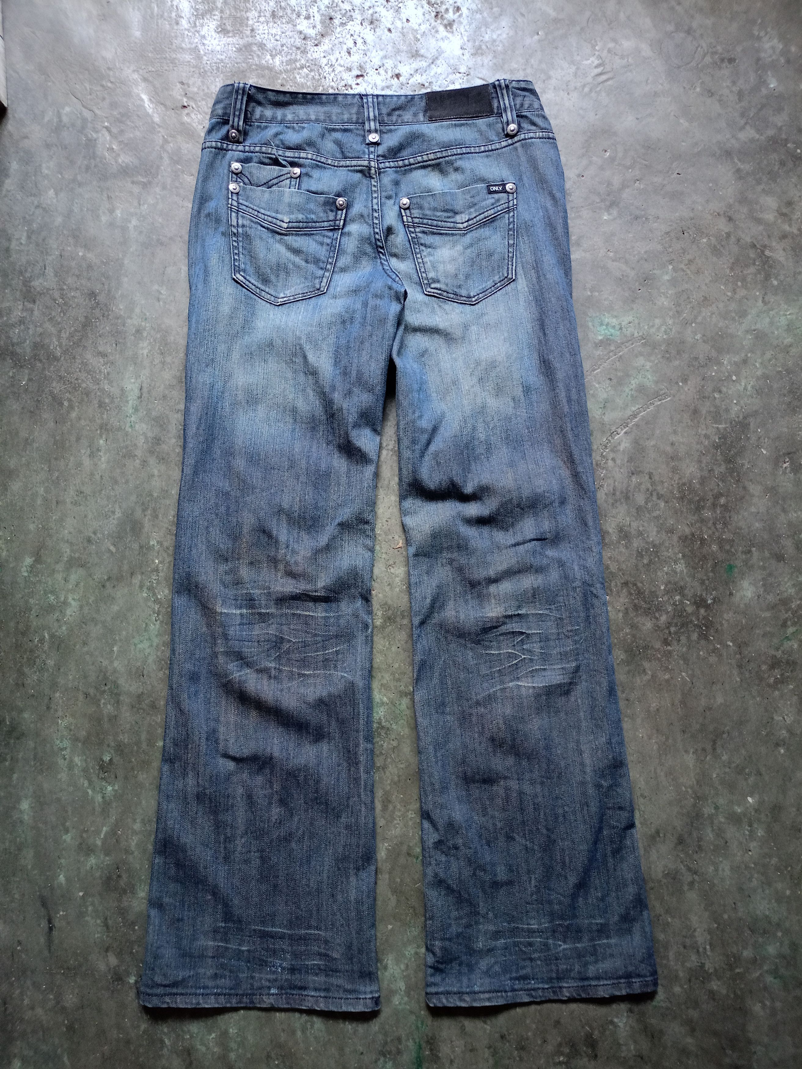 Japanese Brand Only Jeans Flared Denim Pants Size US 31 - 4 Thumbnail