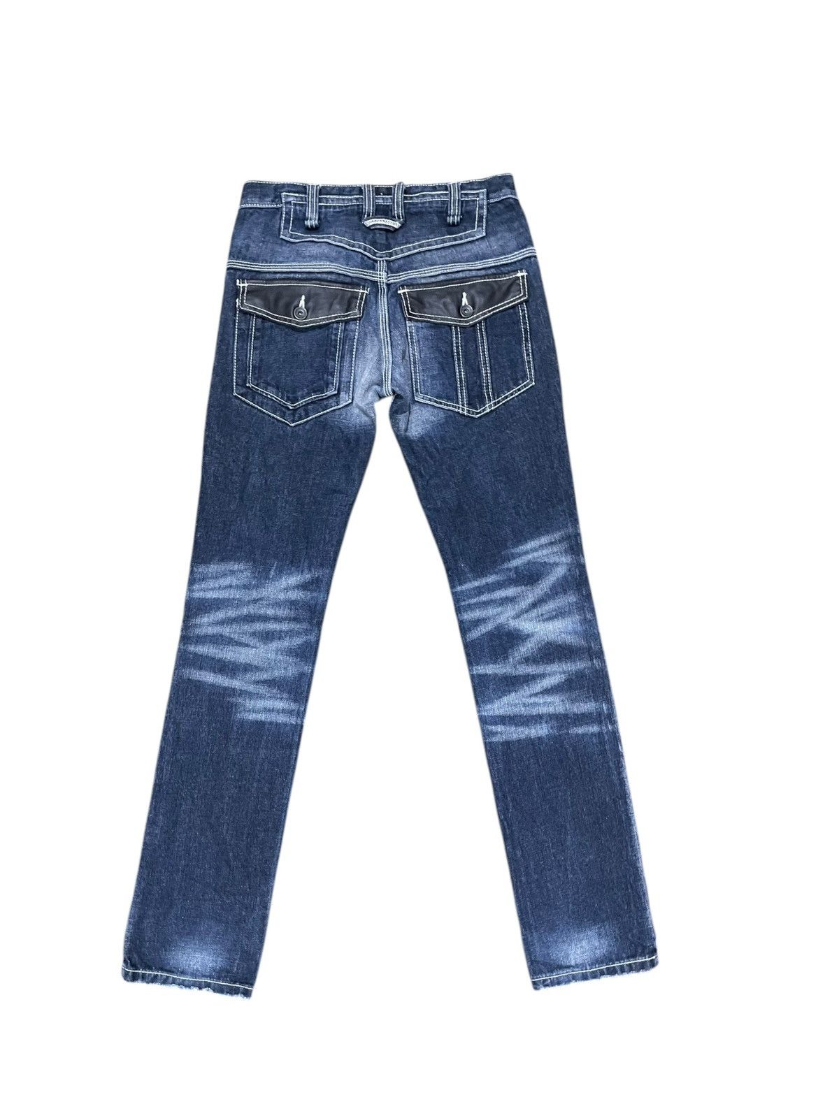 Le Grande Bleu (L.G.B.) Semantic Design Rockers Lowrise Jeans Size US 30 / EU 46 - 3 Thumbnail