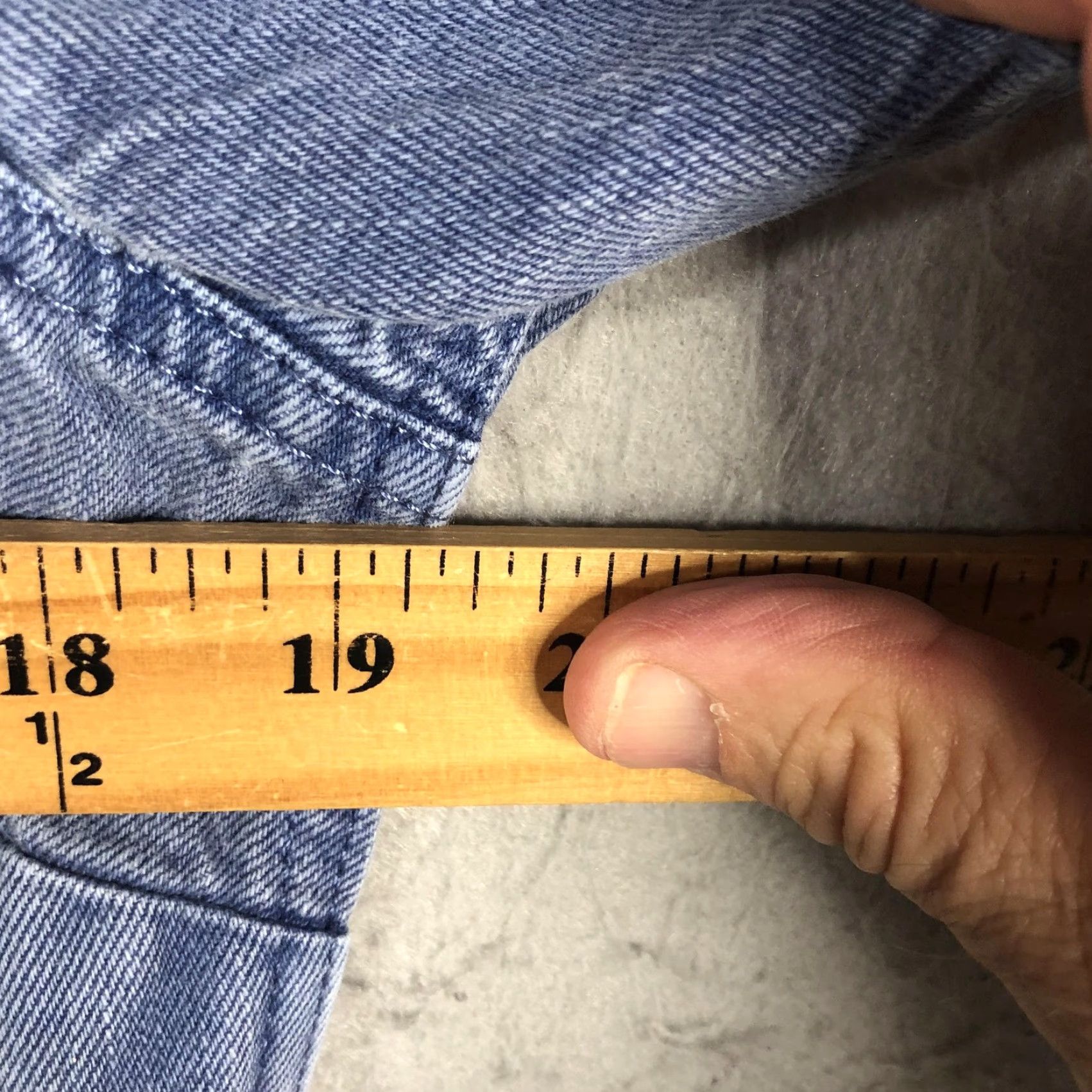 Old Navy Old Navy Jumpsuit Womens Medium Blue Denim Short Sleeve Romper Coverall Utility Size 32" / US 10 / IT 46 - 3 Thumbnail