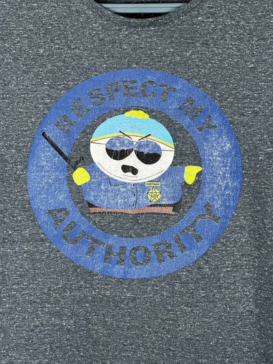 Vintage South Park Cartman Police Grey T Shirt Humor Size US L / EU 52-54 / 3 - 4 Thumbnail