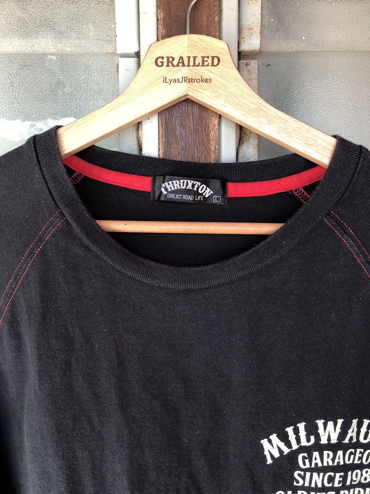 If Six Was Nine Vintage Black Icon Thruxton Milwaukee Skull Punk Shirt Tee Size US L / EU 52-54 / 3 - 7 Thumbnail