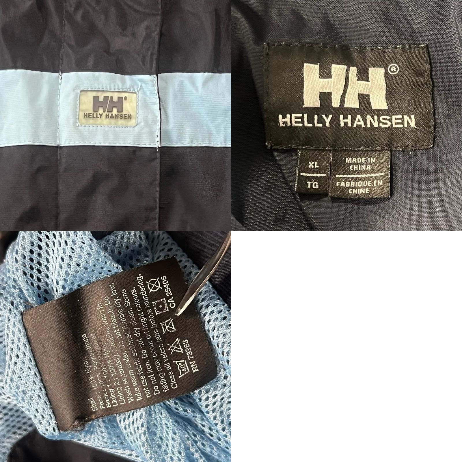 Helly Hansen Helly Hansen Jacket Womens XL Blue Full Zip Windbreaker Sailing Long Sleeve D4 Size XL / US 12-14 / IT 48-50 - 8 Thumbnail
