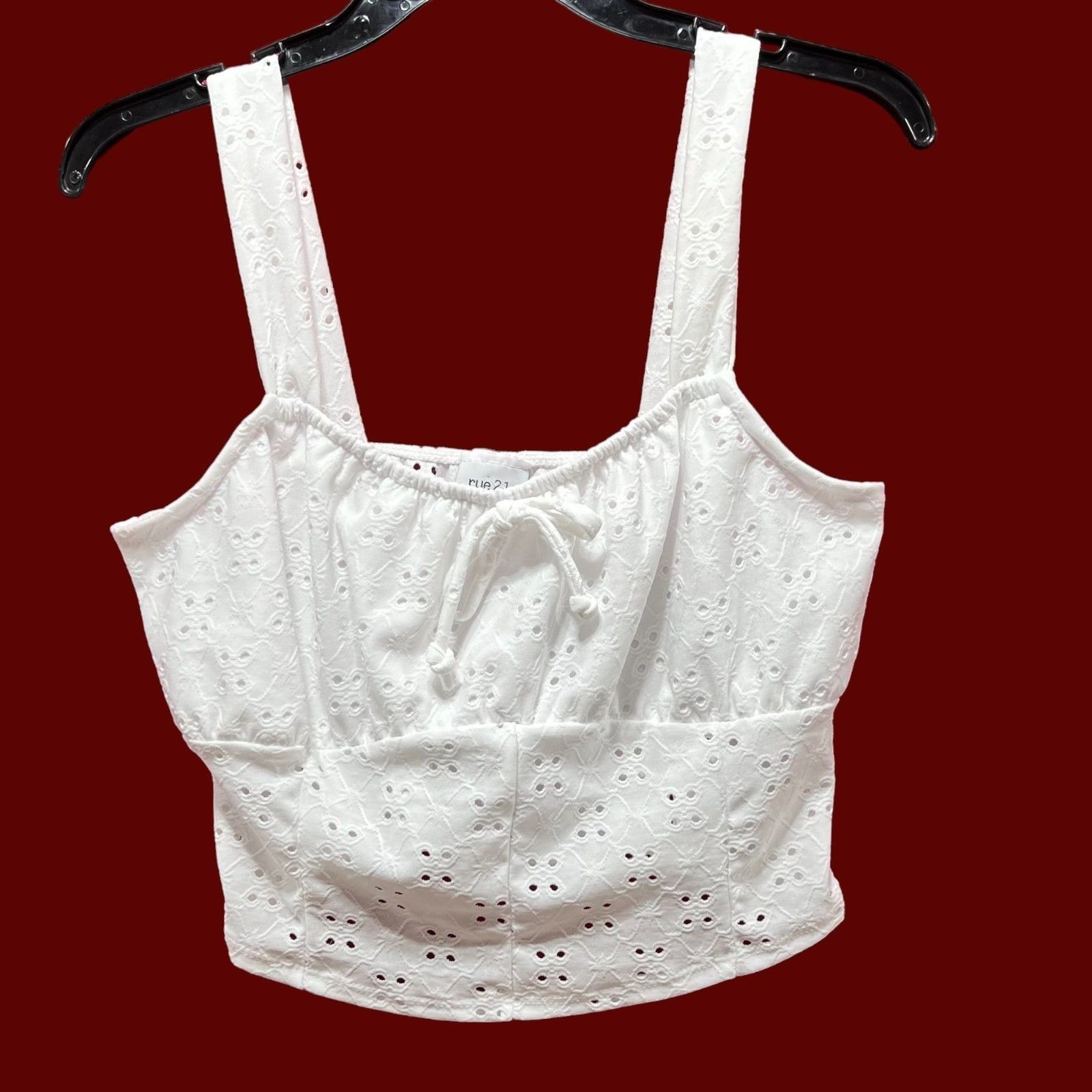 rue21 Rue 21 - Women's Tank Top - White - Extra Large Size XL / US 12-14 / IT 48-50 - 1 Thumbnail