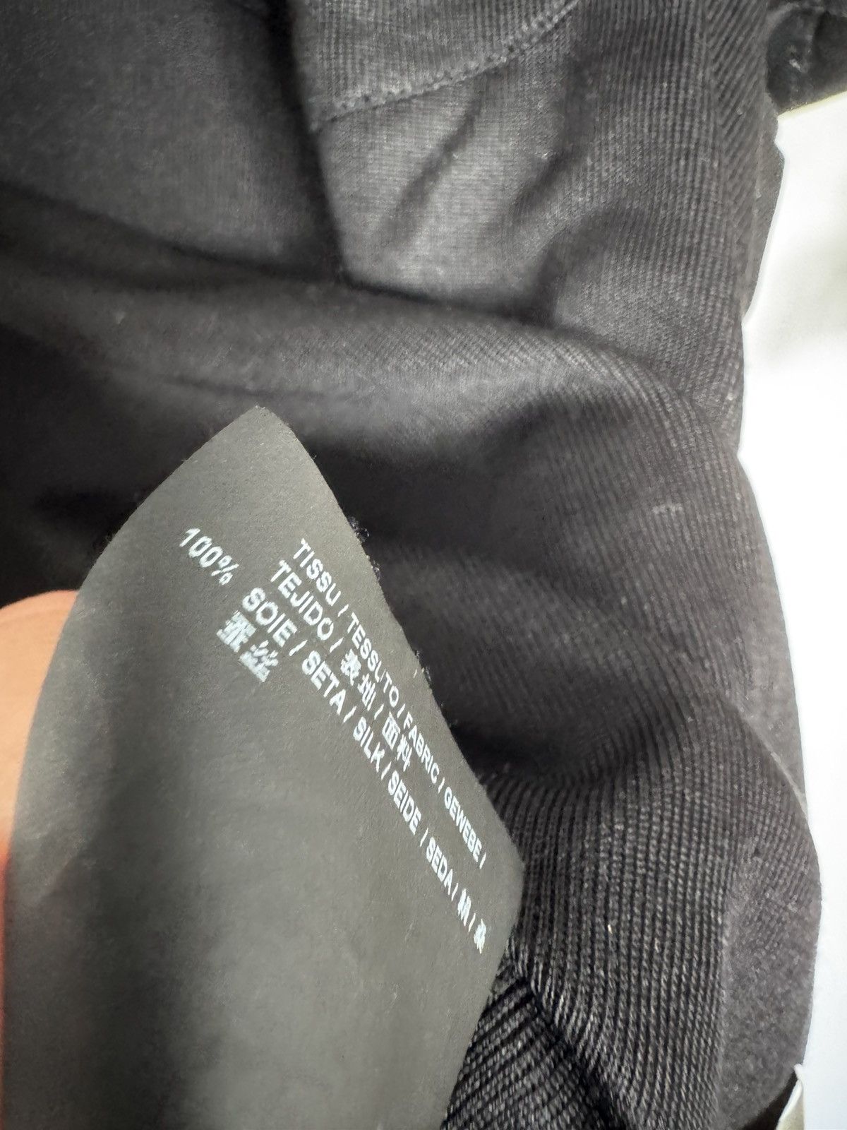 Saint Laurent Paris Hedi silk pocket Deep V T Size US S / EU 44-46 / 1 - 4 Thumbnail