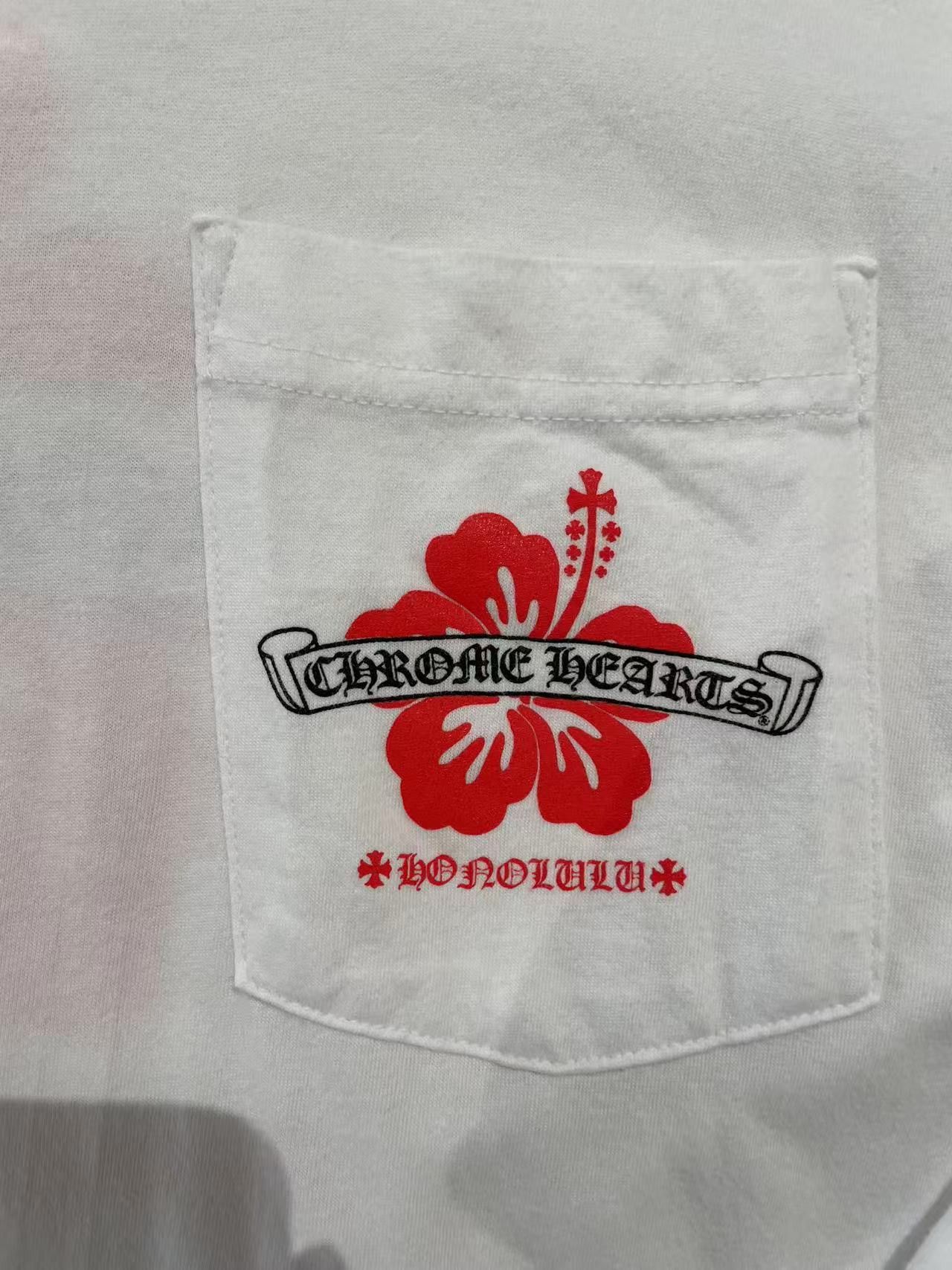 Chrome Hearts Chrome Hearts Honolulu Hibiscus Flower Long Sleeve Shirt Size L / US 10 / IT 46 - 5 Thumbnail