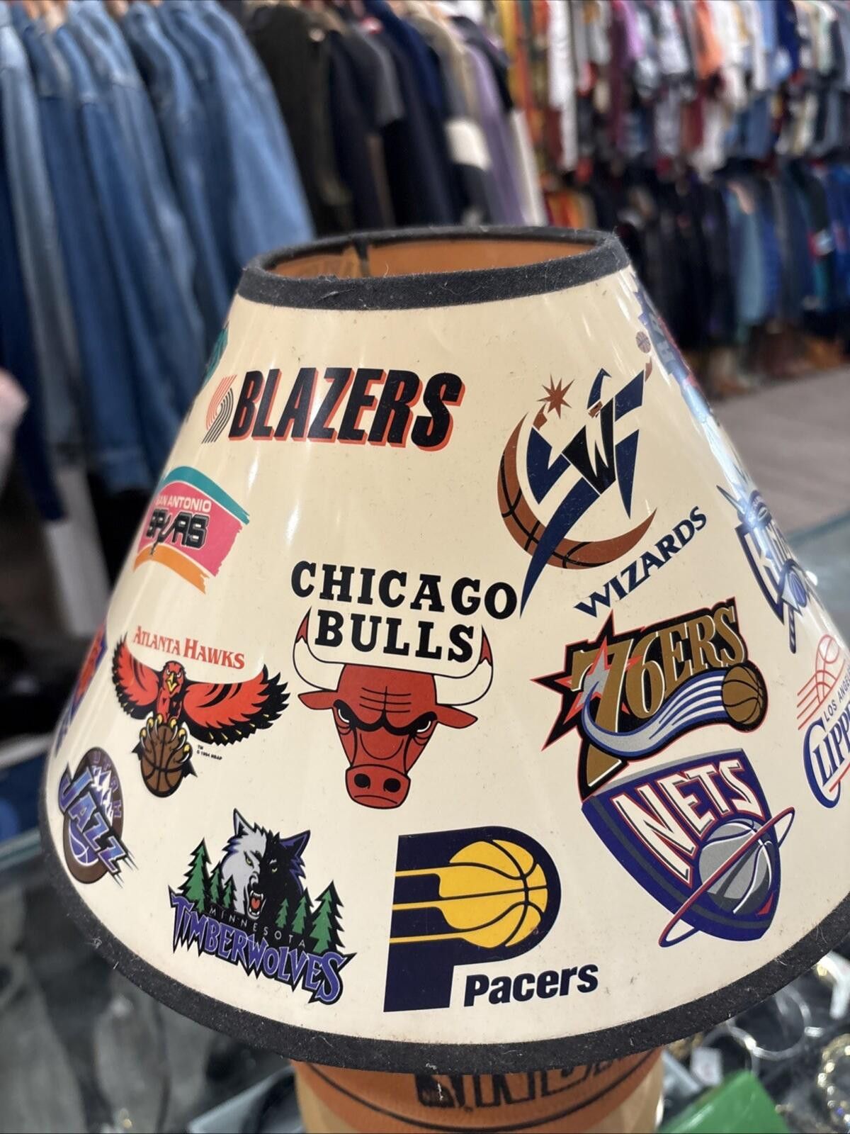 NBA Vintage 98’ NBA Spaulding Basketball Lamp*Working Condition* Size ONE SIZE - 5 Thumbnail
