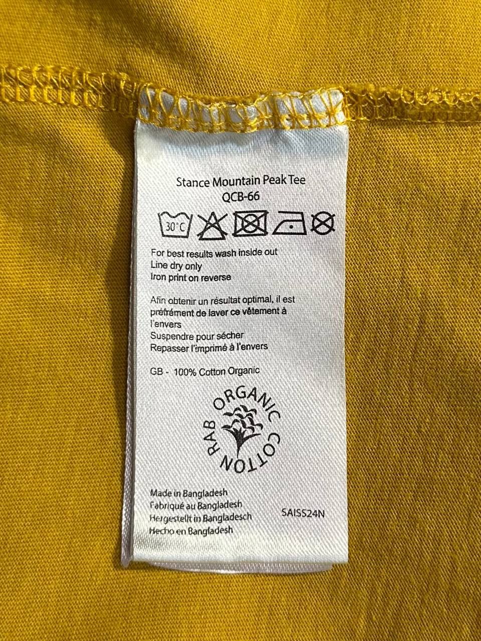 Rab × The Mountain RAB Stance Mountain Peak mustard T-Shirt Sahara Camping Hike Size US L / EU 52-54 / 3 - 8 Thumbnail